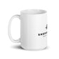 White glossy mug